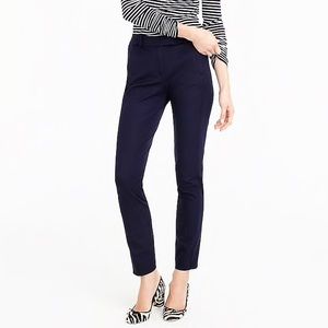 NWT J. Crew Maddie Cotton Pant in Navy